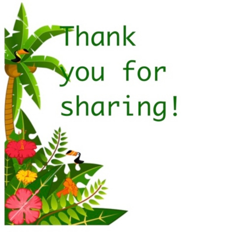 Thank you for sharing